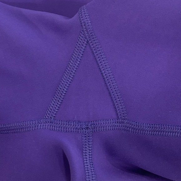 Lululemon Wunder Train High Rise Shorts 6" In Petrol Purple Size 6 - Picture 4 of 5